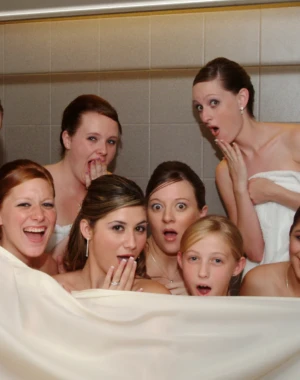 Funny wedding photo by Blake Photography