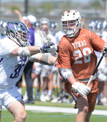 UT Dallas Lacross action photo by Blake Photography